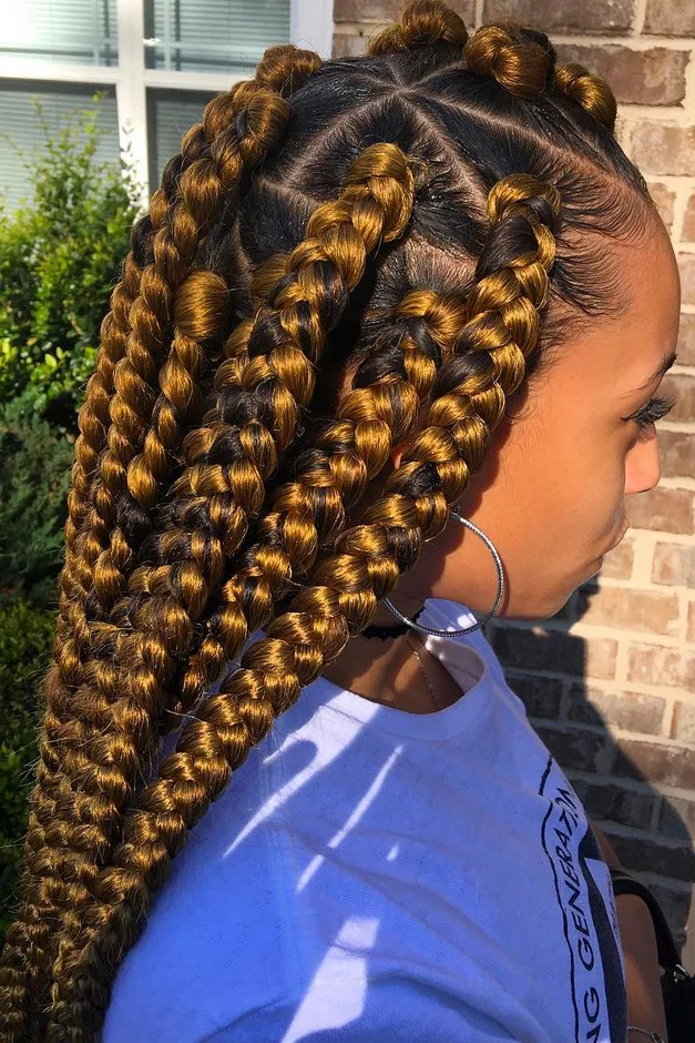 large or jumbo box braids